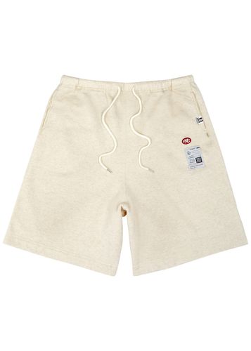 Maison mihara yasuhiro Logo Distressed Cotton Shorts - - 52 (IT52 / XL) - Maison mihara yasuhiro - Modalova