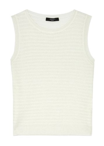 Caldaia Pointelle-knit Linen Vest - - M (UK12 / M) - Max Mara Weekend - Modalova