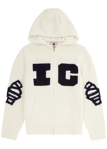 Ice Running Dog Logo Knitted Jacket - XL - ICE CREAM - Modalova