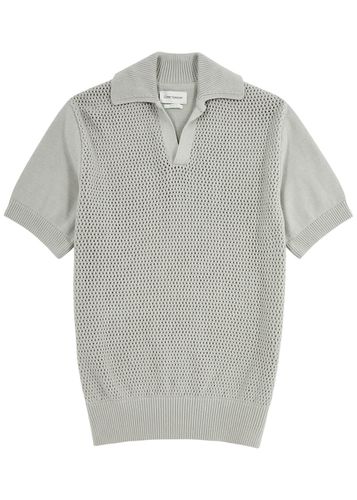 Penhale Pointelle-knit Cotton Polo Shirt - - S - Oliver Spencer - Modalova