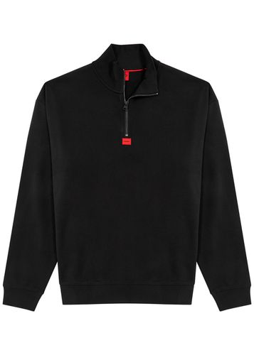 Half-zip Logo Cotton Sweatshirt - - Xxl - HUGO - Modalova