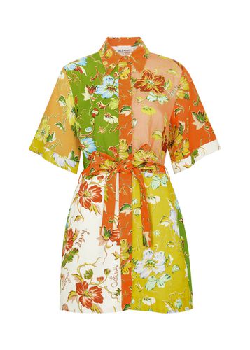 Hotel Lamy Floral-print Linen Mini Dress - - 10 (UK10 / S) - ALEMAIS - Modalova