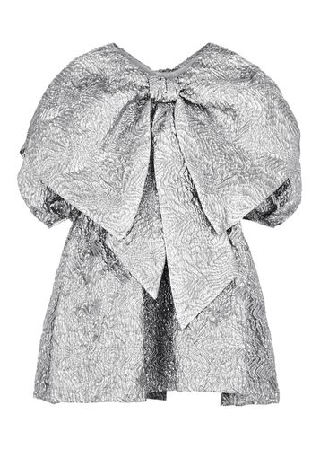 Metallic Cloqué Mini Dress - - 10 (UK10 / S) - SIMONE ROCHA - Modalova