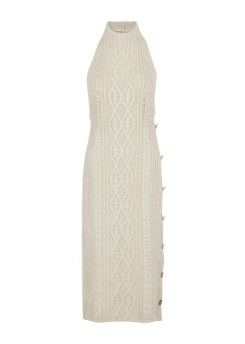 Open-back Cable-knit Midi Dress - - S (UK8-10 / S) - Palm Angels - Modalova