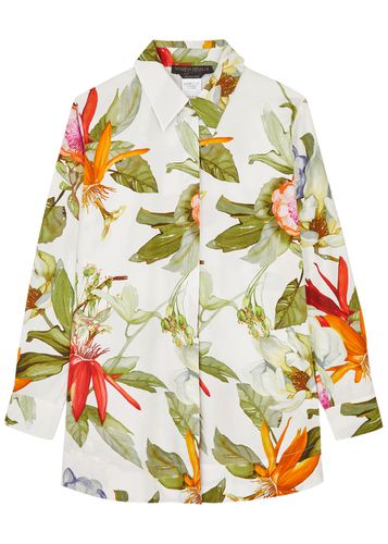 Appia Floral-print Cotton-poplin Shirt - - 23 (UK18 / Xxl) - Marina Rinaldi - Modalova