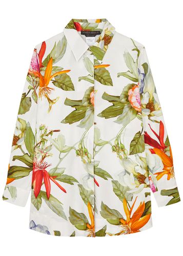 Appia Floral-print Cotton-poplin Shirt - - 27 (UK22 / Xxxl) - Marina Rinaldi - Modalova