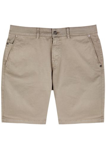 Perfect Stretch-cotton Chino Shorts - - 36 (W36 / XL) - 7 for all mankind - Modalova