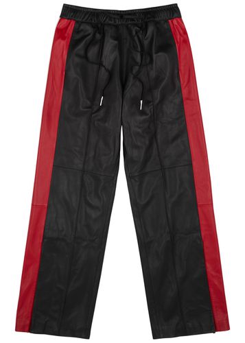 Striped Leather Trousers - - 36 (W36 / XL) - Nahmias - Modalova