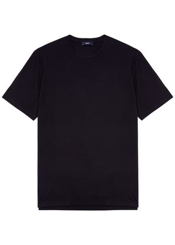 Herno Wool T-shirt - Navy - Herno - Modalova