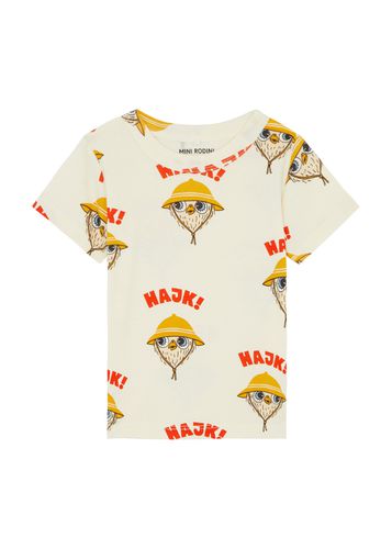 Kids Hike Printed Cotton T-shirt - - 80/86 (12 Months) - MINI RODINI - Modalova