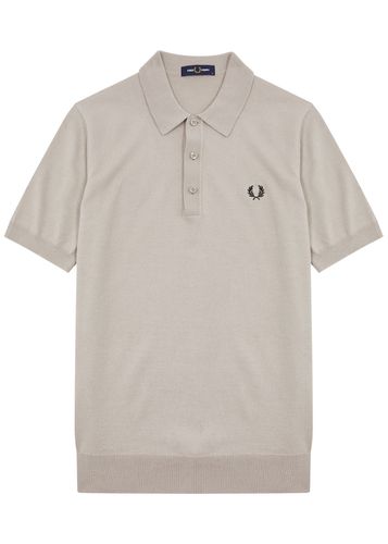 Logo Wool-blend Polo Shirt - - L - Fred perry - Modalova