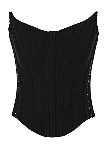 Lace-up Twill Corset top - - 38 (UK10 / S) - Mugler - Modalova