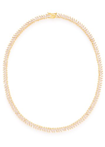 Rivière Crystal-embellished Necklace - FALLON - Modalova