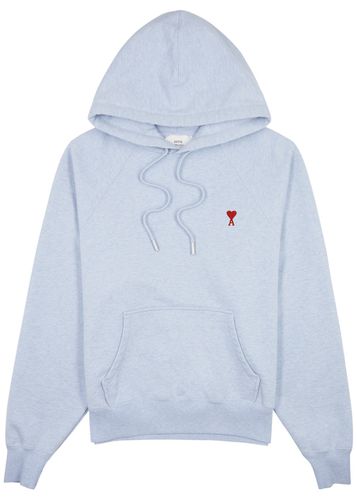 Logo Hooded Stretch-cotton Sweatshirt - - L - AMI Paris - Modalova