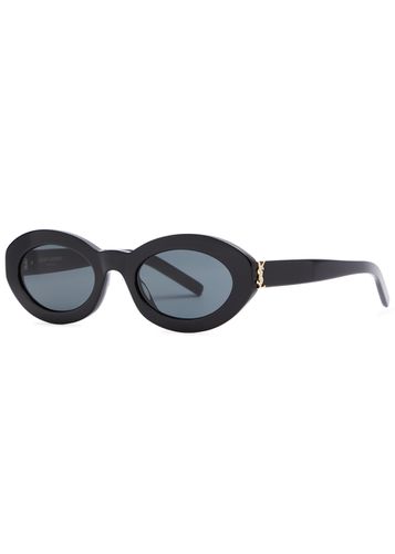 Oval-frame Sunglasses - Saint Laurent - Modalova