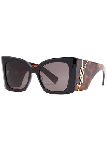 Oversized Cat-eye Sunglasses - Saint Laurent - Modalova