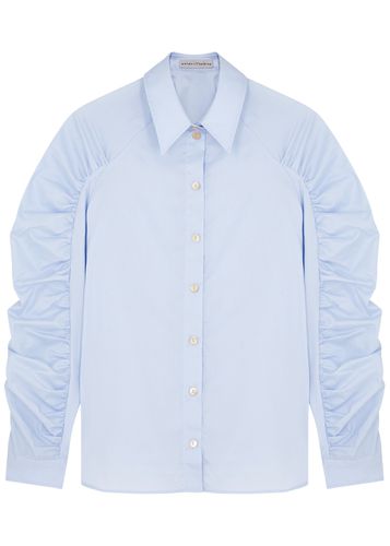 Fleeting Ruched Cotton-blend Shirt - - 14 (UK14 / L) - palmer//harding - Modalova