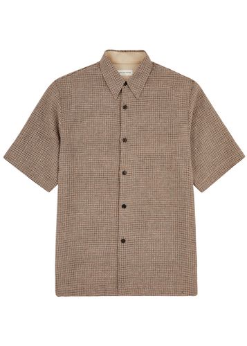 Clasen Houndstooth Linen Shirt - - 52 (IT52 / XL) - Dries Van Noten - Modalova