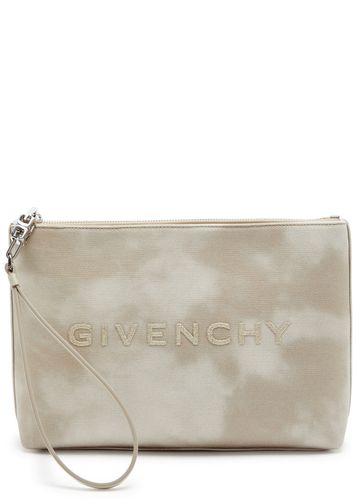 Logo-embroidered Canvas Cosmetics Pouch - Givenchy - Modalova