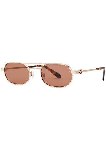 Vaiden Oval-frame Sunglasses - Off-white - Modalova