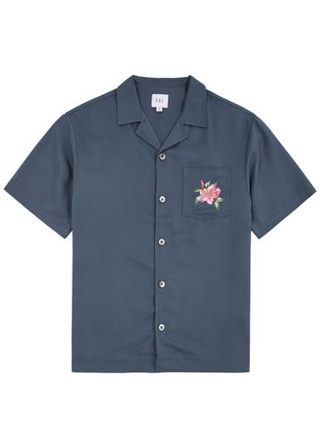 Breeze Logo-embroidered Twill Shirt - - S - CHE - Modalova