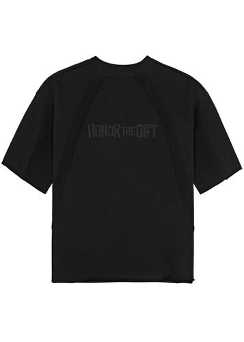 Logo Panelled Cotton T-shirt - Honor The Gift - Modalova