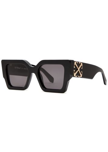 Catalina Oversized Square-frame Sunglasses - Off-white - Modalova