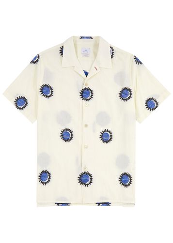 Embroidered Cotton-blend Shirt - - M - PS Paul Smith - Modalova