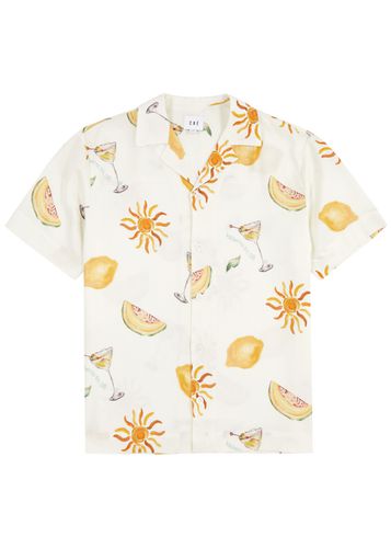 Tropical Refresh Printed Twill Shirt - - M - CHE - Modalova