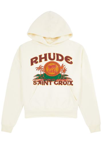 St Croix Printed Hooded Cotton Sweatshirt - - L - RHUDE - Modalova