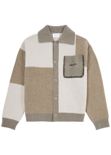 Franco Patchwork Wool-blend Cardigan - - XL - Axel Arigato - Modalova