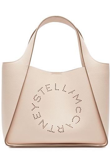 Stella Logo Faux Leather Tote - Light Pink - Stella McCartney - Modalova
