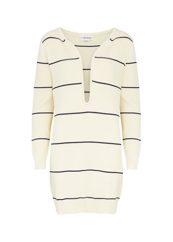 Frame Striped Cotton-blend Mini Jumper Dress - - L (UK14 / L) - Victoria Beckham - Modalova