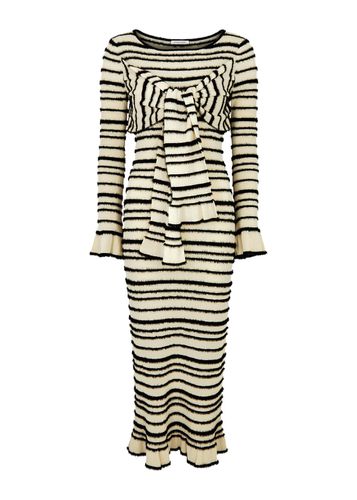 Damira Striped Cotton-blend Midi Dress - - L (UK14 / L) - By malene birger - Modalova