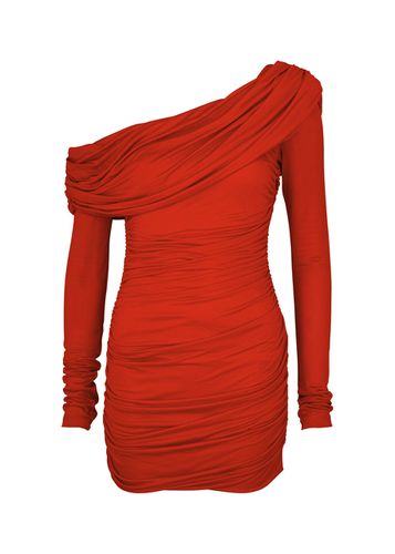 One-shoulder Ruched Jersey Mini Dress - - IT38 (UK6 / XS) - BLUMARINE - Modalova