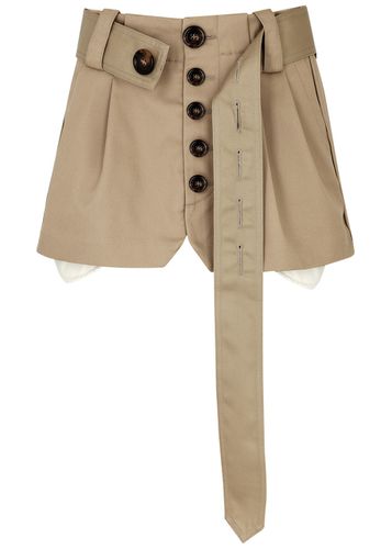 Belted Twill Mini Skirt - - 36 (UK8 / S) - MERYLL ROGGE - Modalova