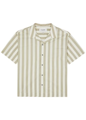 Striped Cotton Shirt - - L - Frame - Modalova