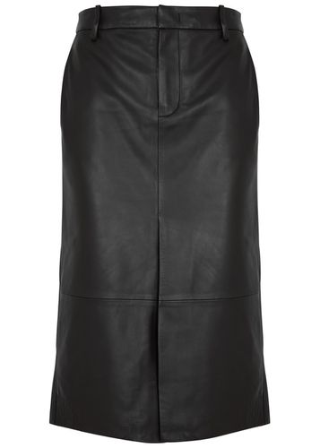 Leather Midi Skirt - - 10 (UK14 / L) - Vince - Modalova