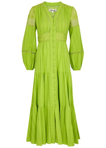 Gigi Tiered Cotton Midi Dress - - 12 (UK16 / XL) - Diane von Furstenberg - Modalova