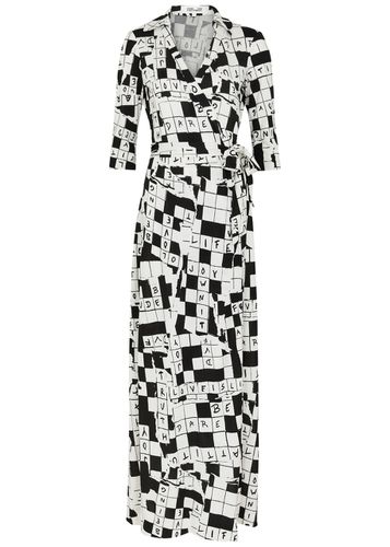 Abigail Printed Silk-jersey Maxi Wrap Dress - - L (UK14 / L) - Diane von Furstenberg - Modalova