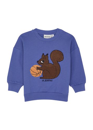 Kids Mr Squirrel Embroidered Cotton Sweatshirt - - 104/110 (4 Years) - MINI RODINI - Modalova