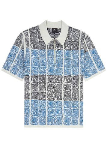 Jacquard Knitted Polo Shirt - - L - PS Paul Smith - Modalova