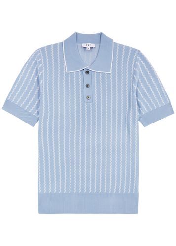 Monaco Striped Knitted Polo Shirt - - M - CHE - Modalova