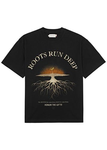 Roots Run Deep Printed Cotton T-shirt - Honor The Gift - Modalova