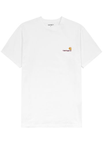 American Script Logo-embroidered Cotton T-shirt - Carhartt Wip - Modalova