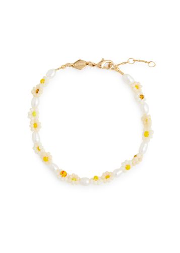 Daisy 18kt Gold-plated Beaded Bracelet - ANNI LU - Modalova