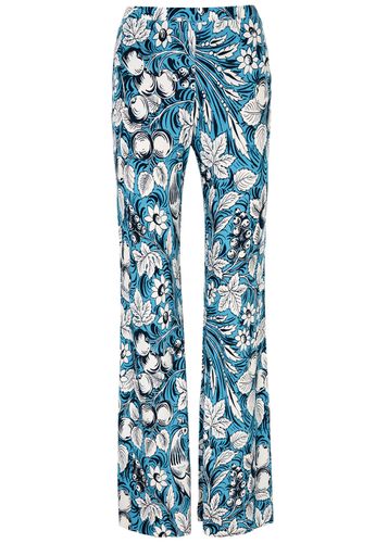 Brooklyn Floral-print Jersey Trousers - - M (UK12 / M) - Diane von Furstenberg - Modalova