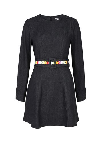 Paola Belted Denim Mini Dress - - 10 (UK10 / S) - Olivia Rubin - Modalova