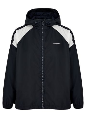 Dolce & Gabbana Hooded Nylon Track Jacket - - S - Dolce&gabbana - Modalova