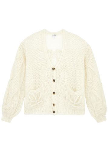 Anagram Open-knit Mohair-blend Cardigan - - XS (UK6 / XS) - Loewe - Modalova